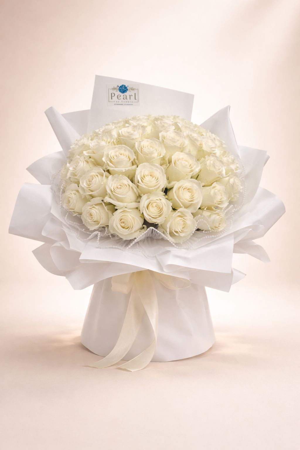 white luxury bouquet